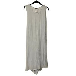 Ann Demeulemeester Baby Blue Tank Back Scoop Midi Dress Size IT 42 US 10 M/L